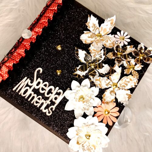 Black & Gold Themed Memories Scrapbook