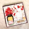 IMG20221120113256 Love themed scrapbook with shaker cover