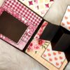 IMG20221120113601 Love themed scrapbook with shaker cover