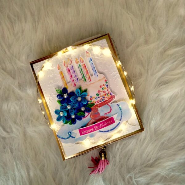 IMG20221127123116 Lights Handmade Quilled Birthday Sweet Box