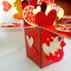 Sparkling Hot Red Pop Up Card In Box image Sparkling Hot Red Pop Up Card In Box image