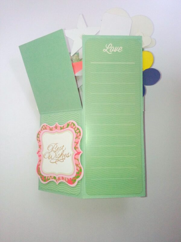Sparkling Blue Love and Birthday Pop Up Card in Box image Sparkling Blue Love and Birthday Pop Up Card in Box image