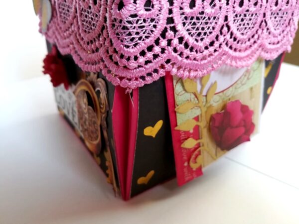 Love you My Birthday Girl Explosion Box Handmade image Love you My Birthday Girl Explosion Box Handmade image