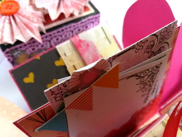 Love you My Birthday Girl Explosion Box Handmade image Love you My Birthday Girl Explosion Box Handmade image
