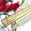 Quilled Roses Love Greeting Card image Quilled Roses Love Greeting Card image