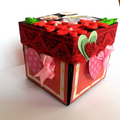 Love and Birthday Bird Cage Explosion Box image