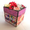 Love and Birthday Explosion Box With Battery Light Cake image Love and Birthday Explosion Box With Battery Light Cake image