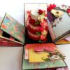 Love and Birthday Explosion Box With Battery Light Cake image Love and Birthday Explosion Box With Battery Light Cake image