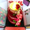 Love and Birthday Explosion Box With Battery Light Cake image Love and Birthday Explosion Box With Battery Light Cake image