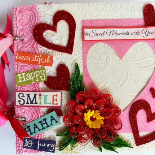 Sweet Moments Handmade Origami Scrapbook image