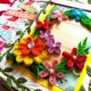 Love and Birthday Handmade Scrapbook With Origami folds image Love and Birthday Handmade Scrapbook With Origami folds image
