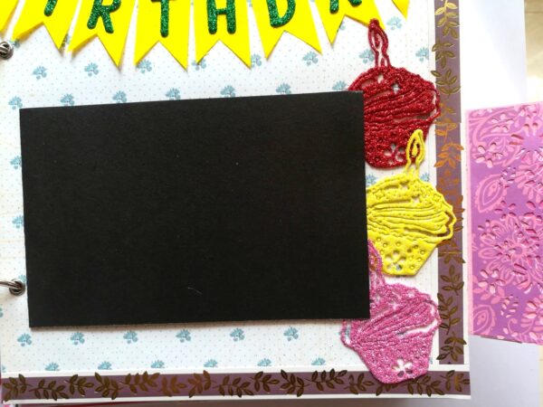 Love and Birthday Handmade Scrapbook With Origami folds image Love and Birthday Handmade Scrapbook With Origami folds image