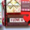 Love and Birthday Handmade Scrapbook With Origami folds image Love and Birthday Handmade Scrapbook With Origami folds image