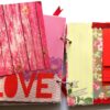 Love and Birthday Handmade Scrapbook With Origami folds image Love and Birthday Handmade Scrapbook With Origami folds image