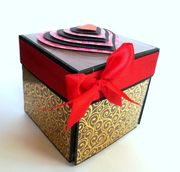 Golden Memories Romantic Explosion Box Gift Anniversary Love image Golden Memories Romantic Explosion Box Gift Anniversary Love image
