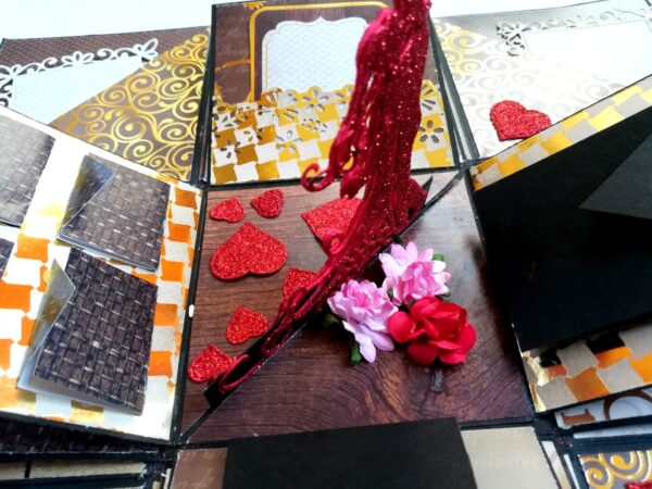 Golden Memories Romantic Explosion Box Gift Anniversary Love image Golden Memories Romantic Explosion Box Gift Anniversary Love image