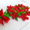 Red Quilled Flowers Bouquet Greeting Card image Red Quilled Flowers Bouquet Greeting Card image