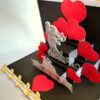 Magic Wand Quilled Hearts Pop up Greeting Card Gift image Magic Wand Quilled Hearts Pop up Greeting Card Gift image