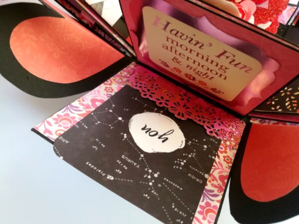 Love and Birthday Explosion Box With Battery Light Cake image Love and Birthday Explosion Box With Battery Light Cake image