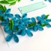 All Blues Quilled Corner Greeting Card image