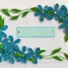 All Blues Quilled Corner Greeting Card image