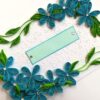 All Blues Quilled Corner Greeting Card image