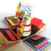 Love and Birthday Explosion Box With Battery Light Cake image Love and Birthday Explosion Box With Battery Light Cake image