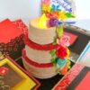 Love and Birthday Explosion Box With Battery Light Cake image Love and Birthday Explosion Box With Battery Light Cake image
