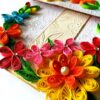 Multicolor Flowers Mini Scrapbook Greeting Card image Multicolor Flowers Mini Scrapbook Greeting Card image