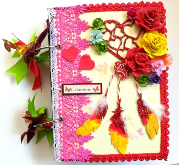 Dream Catcher Love Handmade Scrapbook image Dream Catcher Love Handmade Scrapbook image