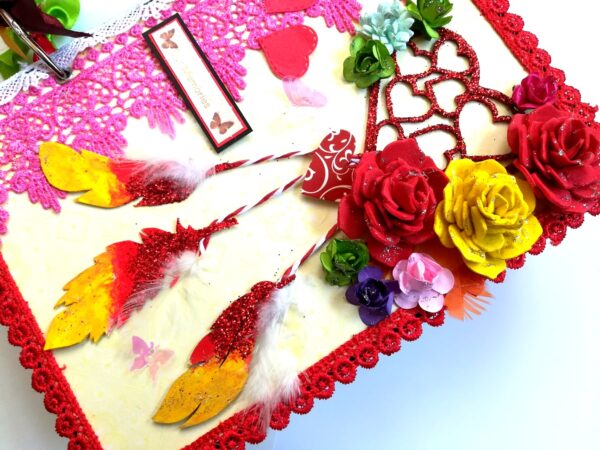 Dream Catcher Love Handmade Scrapbook image Dream Catcher Love Handmade Scrapbook image