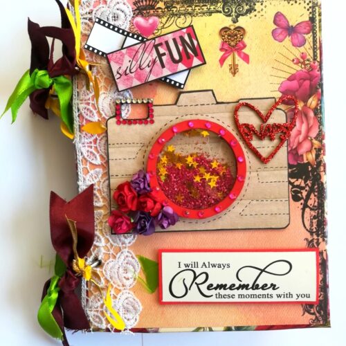 Handmade Birthday Quilled Scrapbook image