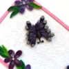 Purple Themed Corner With Butterfly Greeting Card image Purple Themed Corner With Butterfly Greeting Card image