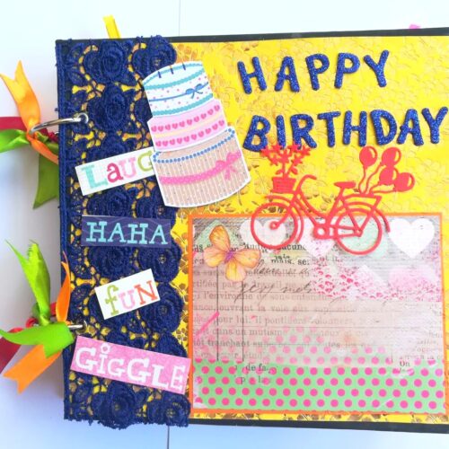 Male Birthday Origami Scrapbook image
