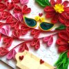 Quilled Love Tree With Birds Card image Quilled Love Tree With Birds Card image