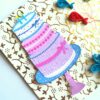 Birthday Cake and Balloons Greeting Card image Birthday Cake and Balloons Greeting Card image