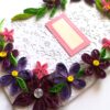 Purple Themed Corner Quilled Greeting Card image Purple Themed Corner Quilled Greeting Card image