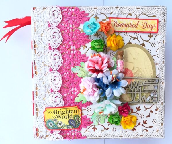 Love and Birthday Handmade Scrapbook image Love and Birthday Handmade Scrapbook image