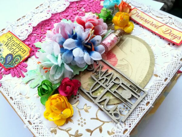 Love and Birthday Handmade Scrapbook image Love and Birthday Handmade Scrapbook image