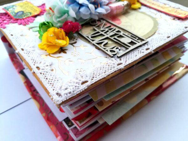 Love and Birthday Handmade Scrapbook image Love and Birthday Handmade Scrapbook image