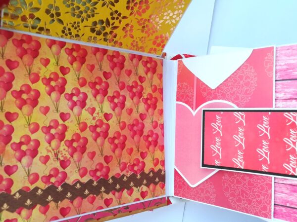Love and Birthday Handmade Scrapbook image Love and Birthday Handmade Scrapbook image