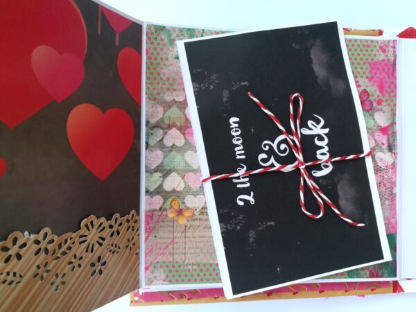 Love and Birthday Handmade Scrapbook image Love and Birthday Handmade Scrapbook image