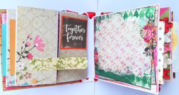 Love and Birthday Handmade Scrapbook image Love and Birthday Handmade Scrapbook image