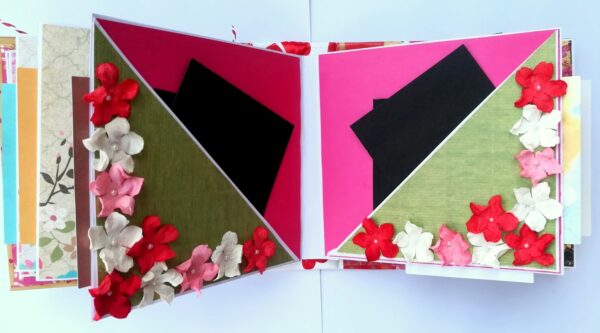 Love and Birthday Handmade Scrapbook image Love and Birthday Handmade Scrapbook image
