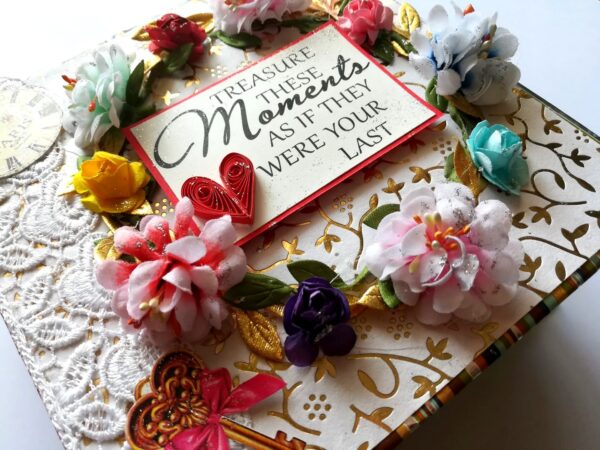 Moments Love and Birthday Quilled Scrapbook image Moments Love and Birthday Quilled Scrapbook image