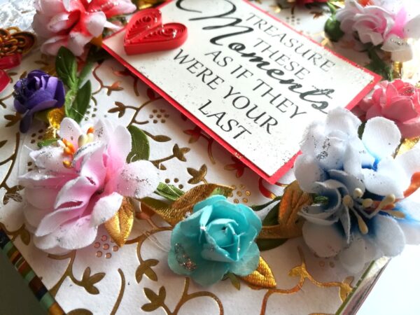 Moments Love and Birthday Quilled Scrapbook image Moments Love and Birthday Quilled Scrapbook image