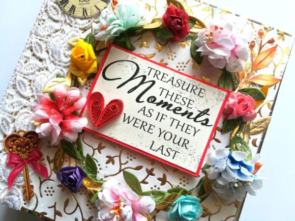 Moments Love and Birthday Quilled Scrapbook image Moments Love and Birthday Quilled Scrapbook image