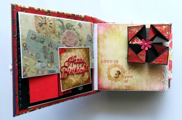 Moments Love and Birthday Quilled Scrapbook image Moments Love and Birthday Quilled Scrapbook image