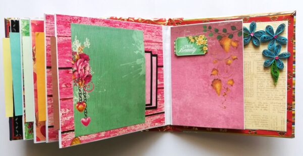 Moments Love and Birthday Quilled Scrapbook image Moments Love and Birthday Quilled Scrapbook image