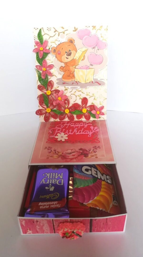 Card With Drawer Gift Greeting Card image Card With Drawer Gift Greeting Card image